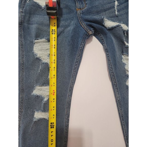 Hollister Curvey High-Rise Mom Jean, VintageStretch. OS 24Wx25L Great Condition. - Picture 4 of 14